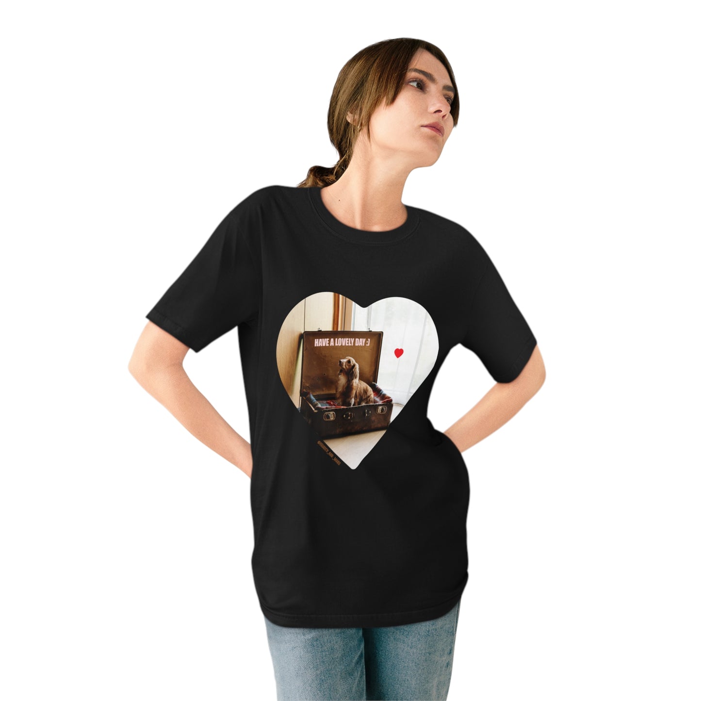 Organic Cotton T-shirt (Unisex) - Sausage Dog