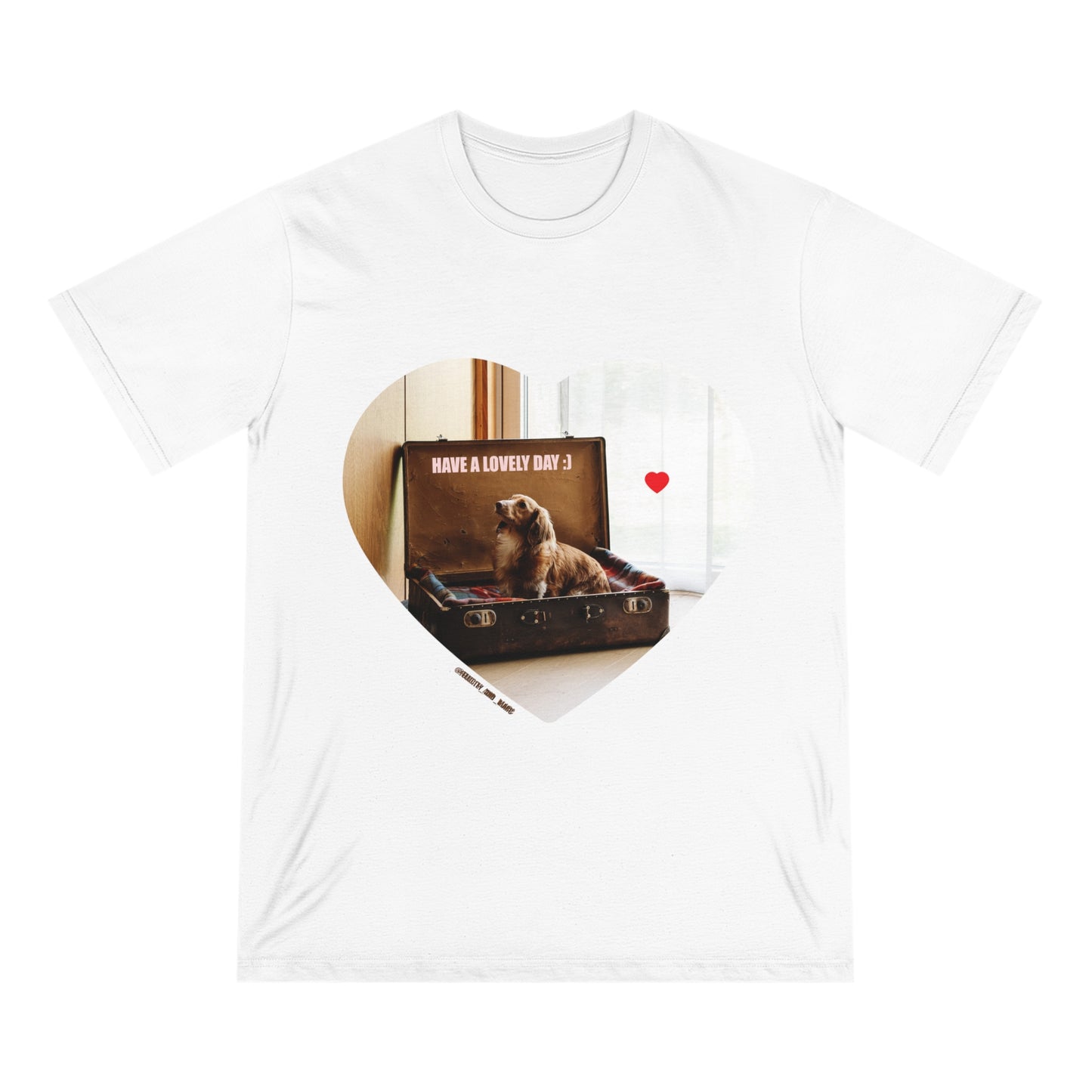 Organic Cotton T-shirt (Unisex) - Sausage Dog