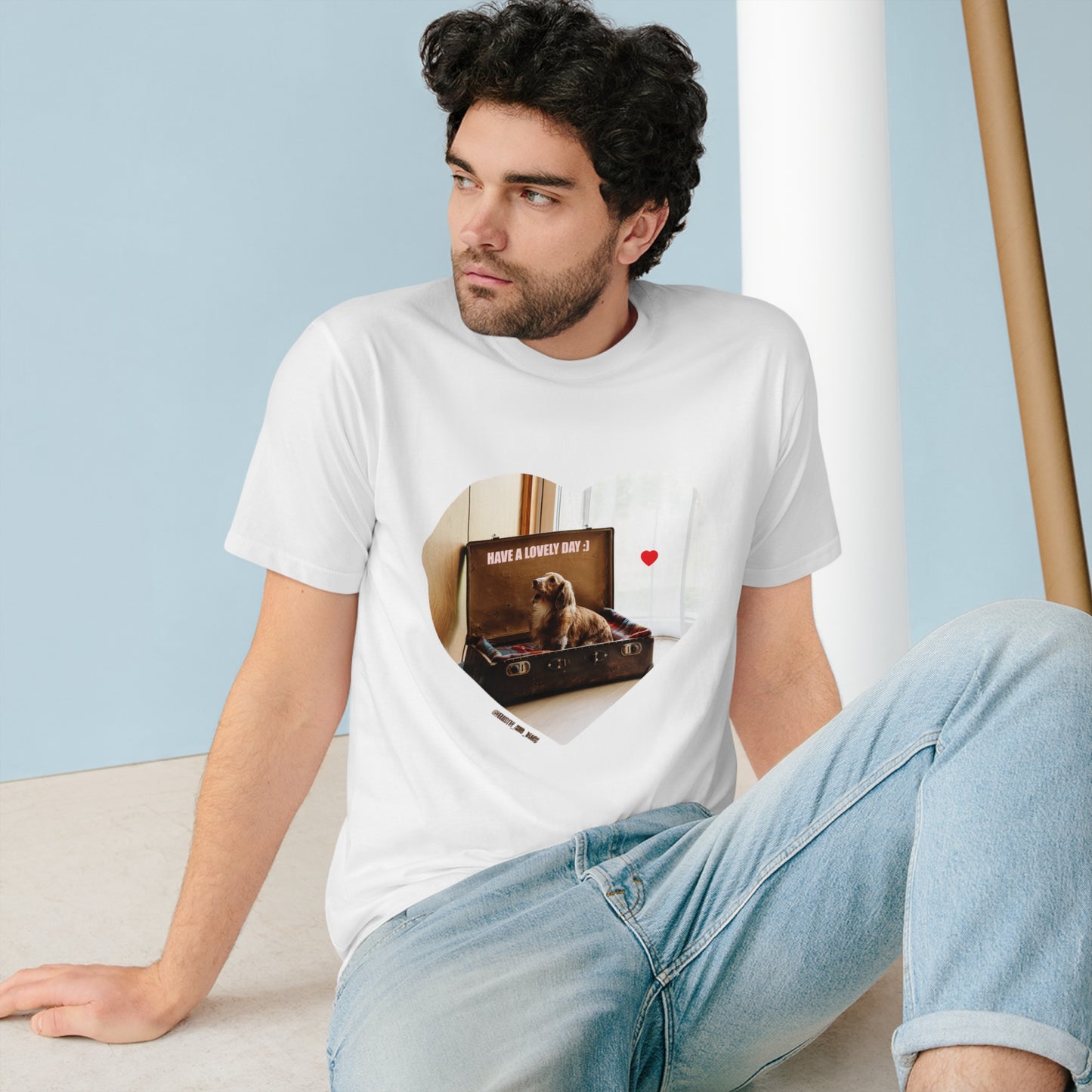 Organic Cotton T-shirt (Unisex) - Sausage Dog